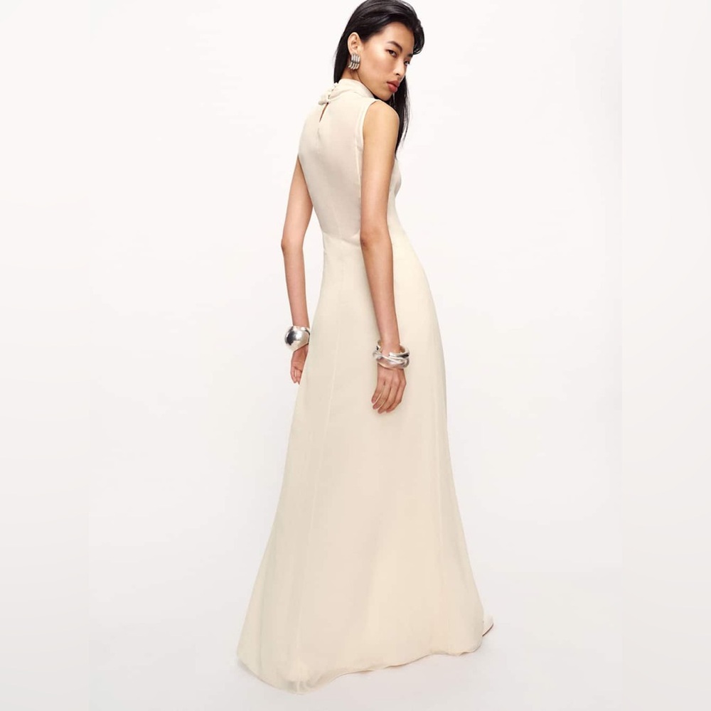 Reformation Greta Dress Alabaster - Picture 6 of 11